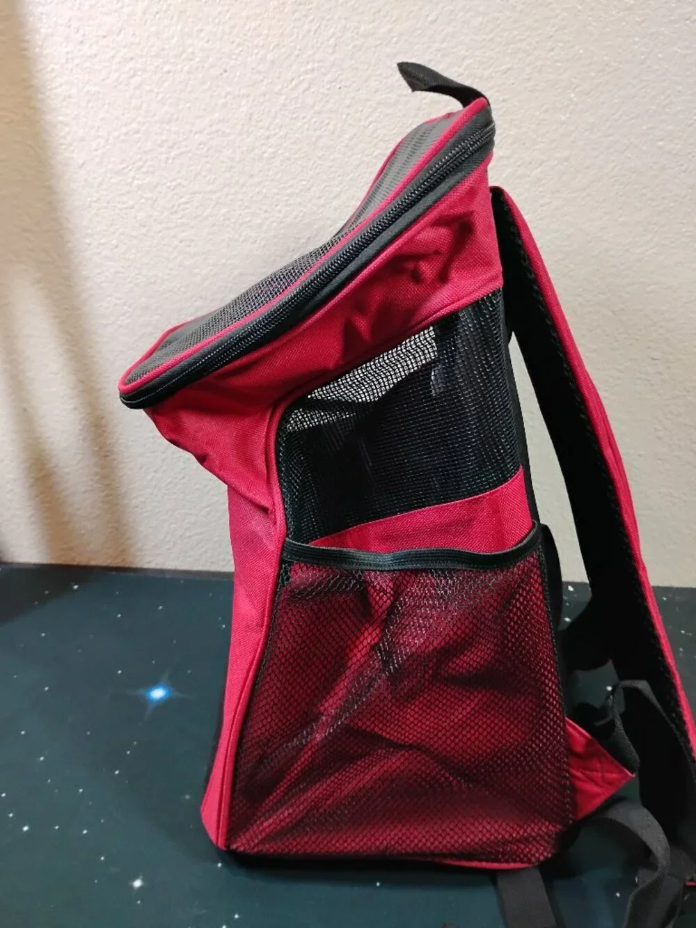 PetAmi Premium Pet Carrier Backpack Red Small Dog Cat Travel Bag Vent Mesh